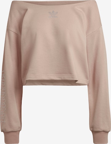 ADIDAS ORIGINALS - Sudadera en beige: frente