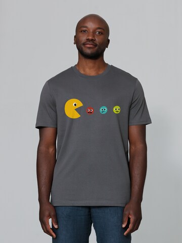 Watapparel Shirt ' Pacmännchen ' in Grey: front