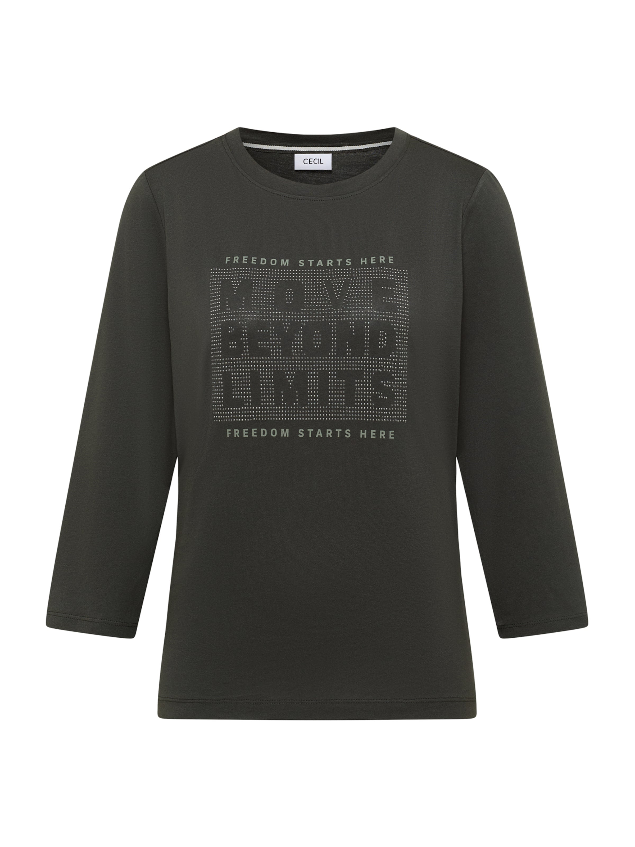 CECIL Shirt 'Hotfix' in Grau: Vorderseite