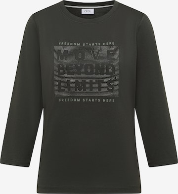 CECIL - Camiseta 'Hotfix' en gris: frente