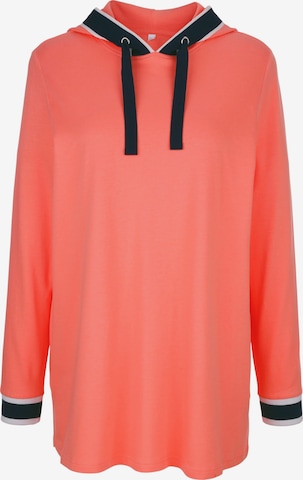 Janet & Joyce Sweatshirt in Oranje: voorkant