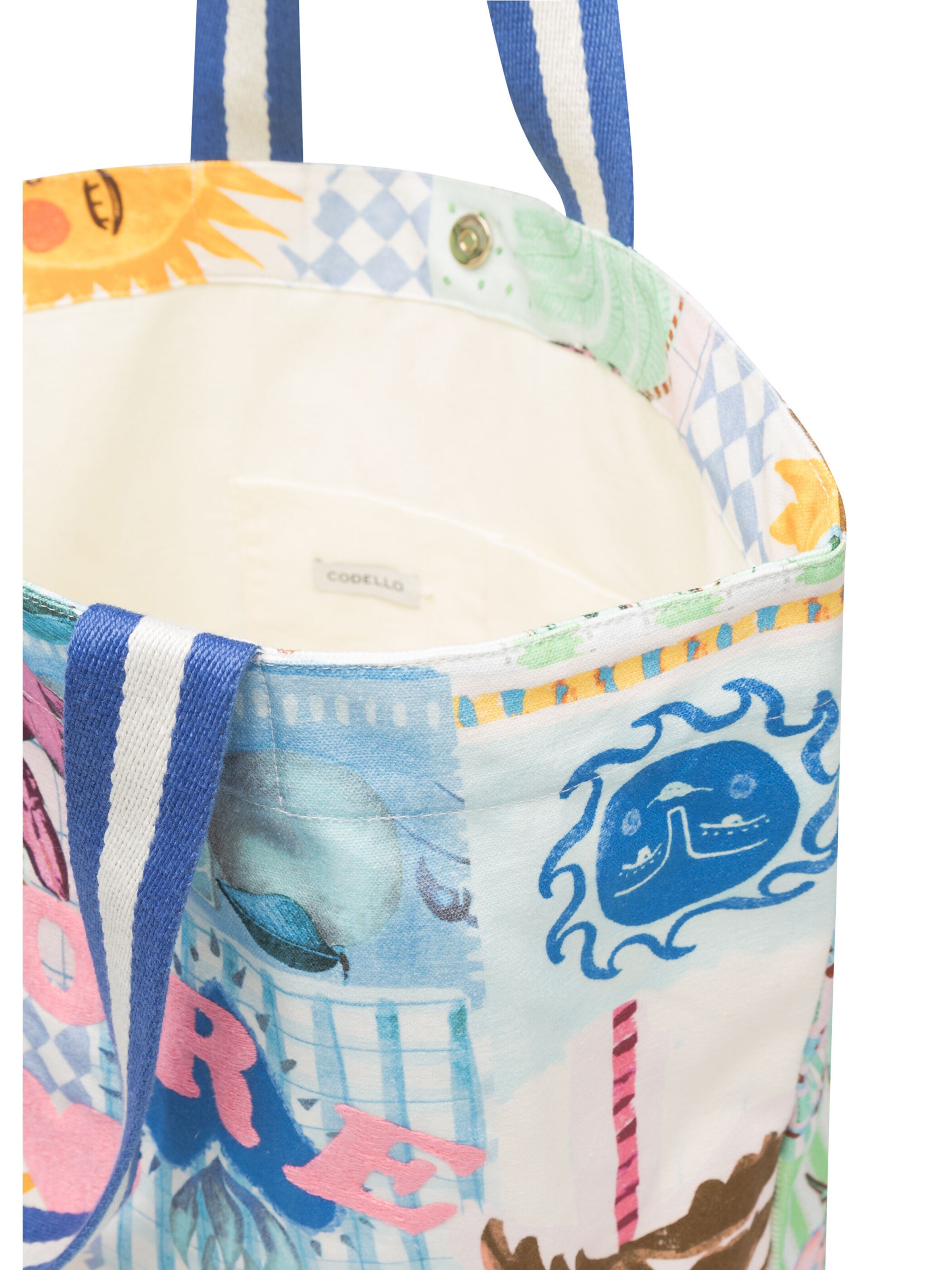 Cabas CODELLO en bleu