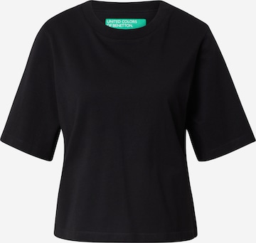 UNITED COLORS OF BENETTON Shirt in Black: front