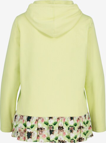 Sweat-shirt Ulla Popken en jaune