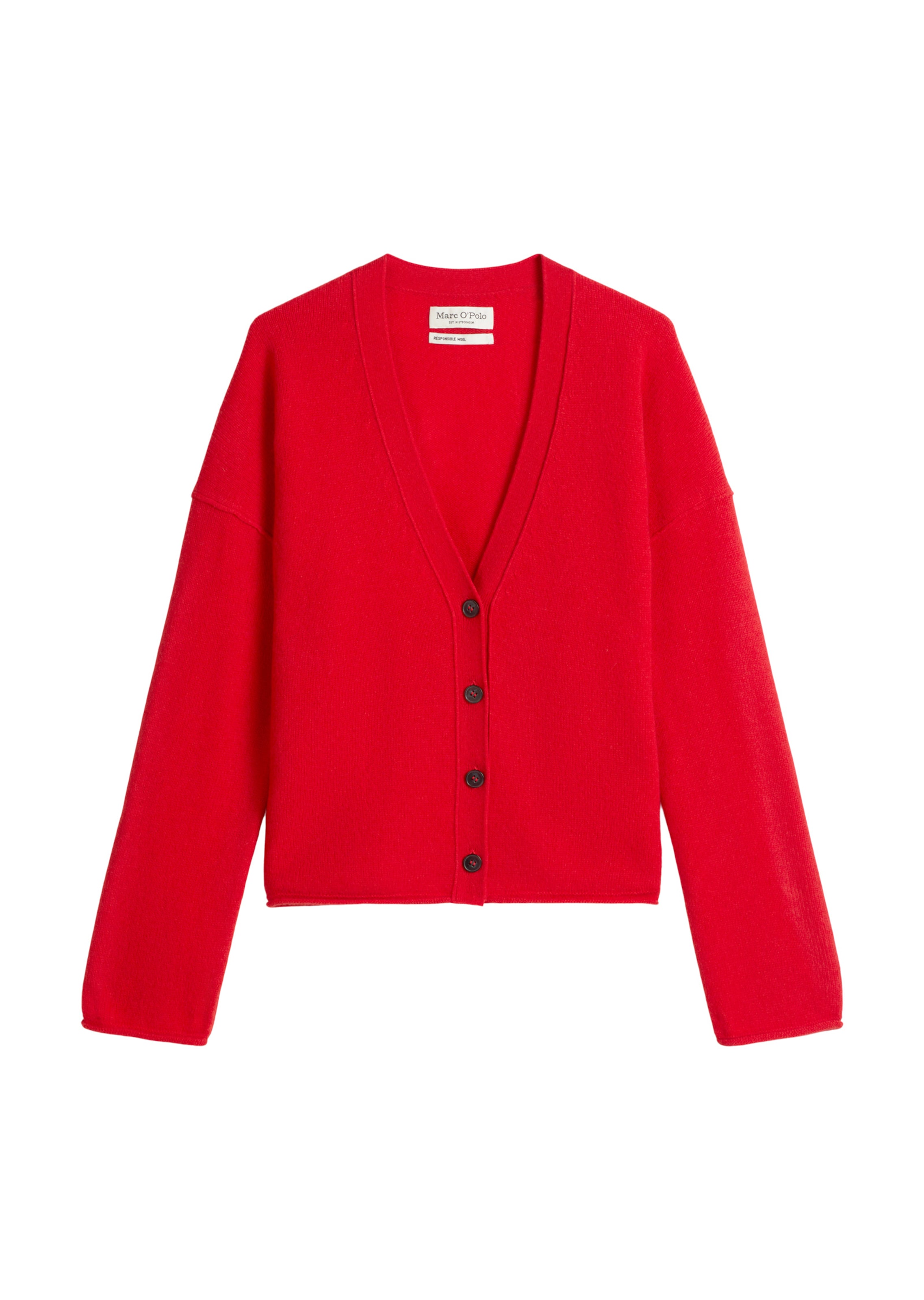 Marc O'Polo Knit cardigan in Red: front