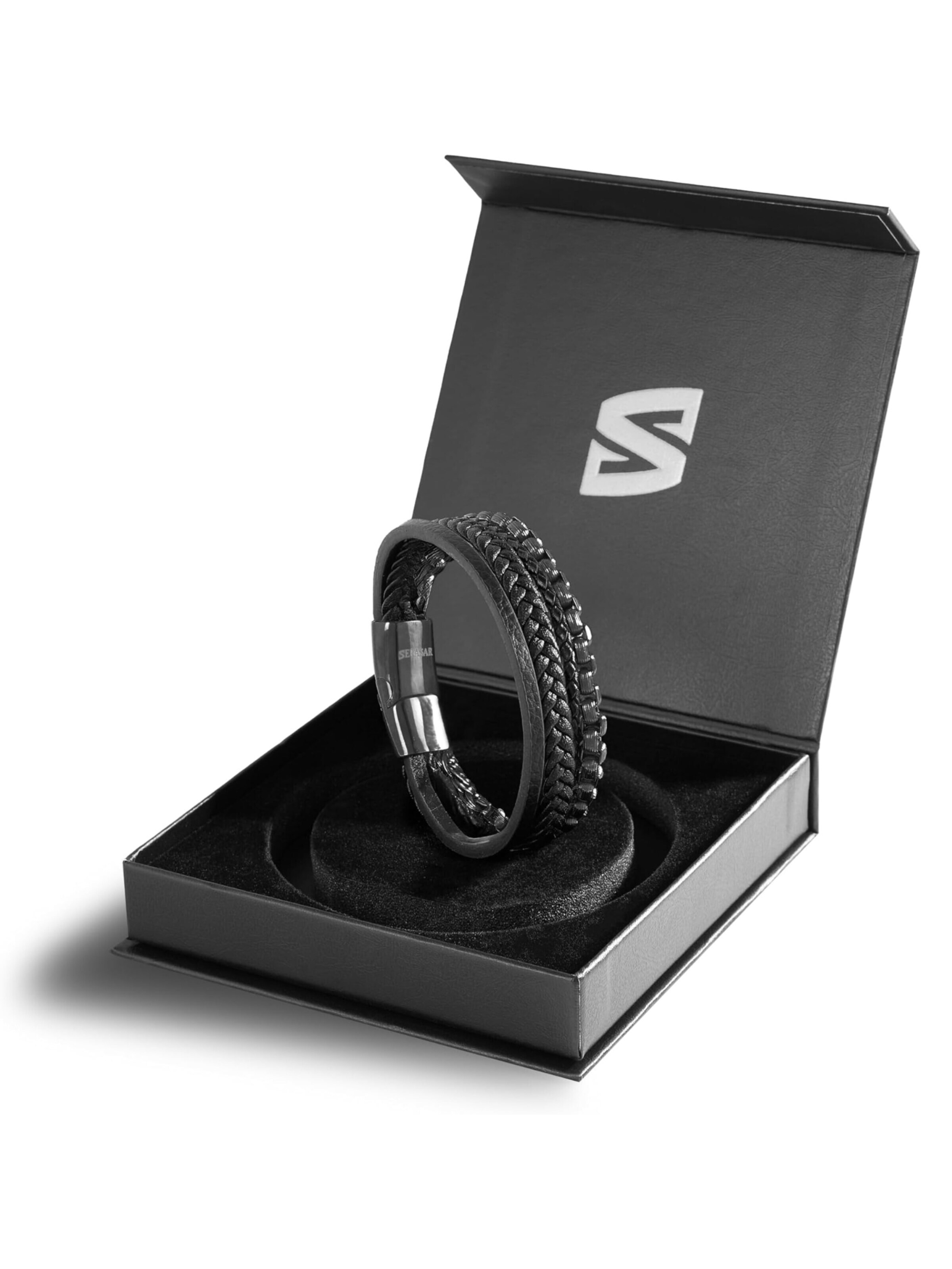 SERASAR Armband 'Hero' in Zwart