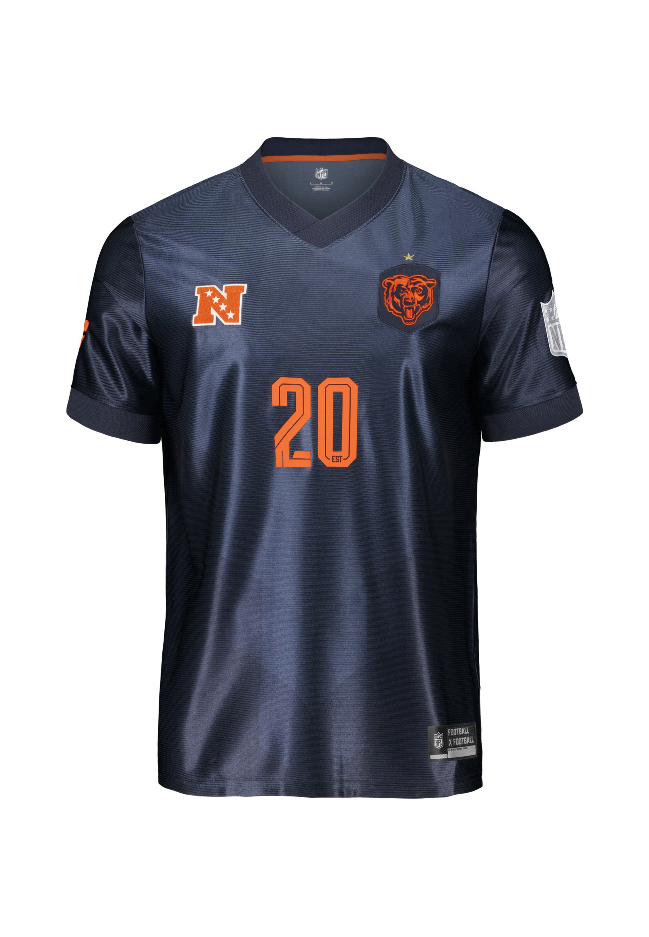 Fanatics Sportshirt '26(Chicago Bears)' in Blau: Vorderseite