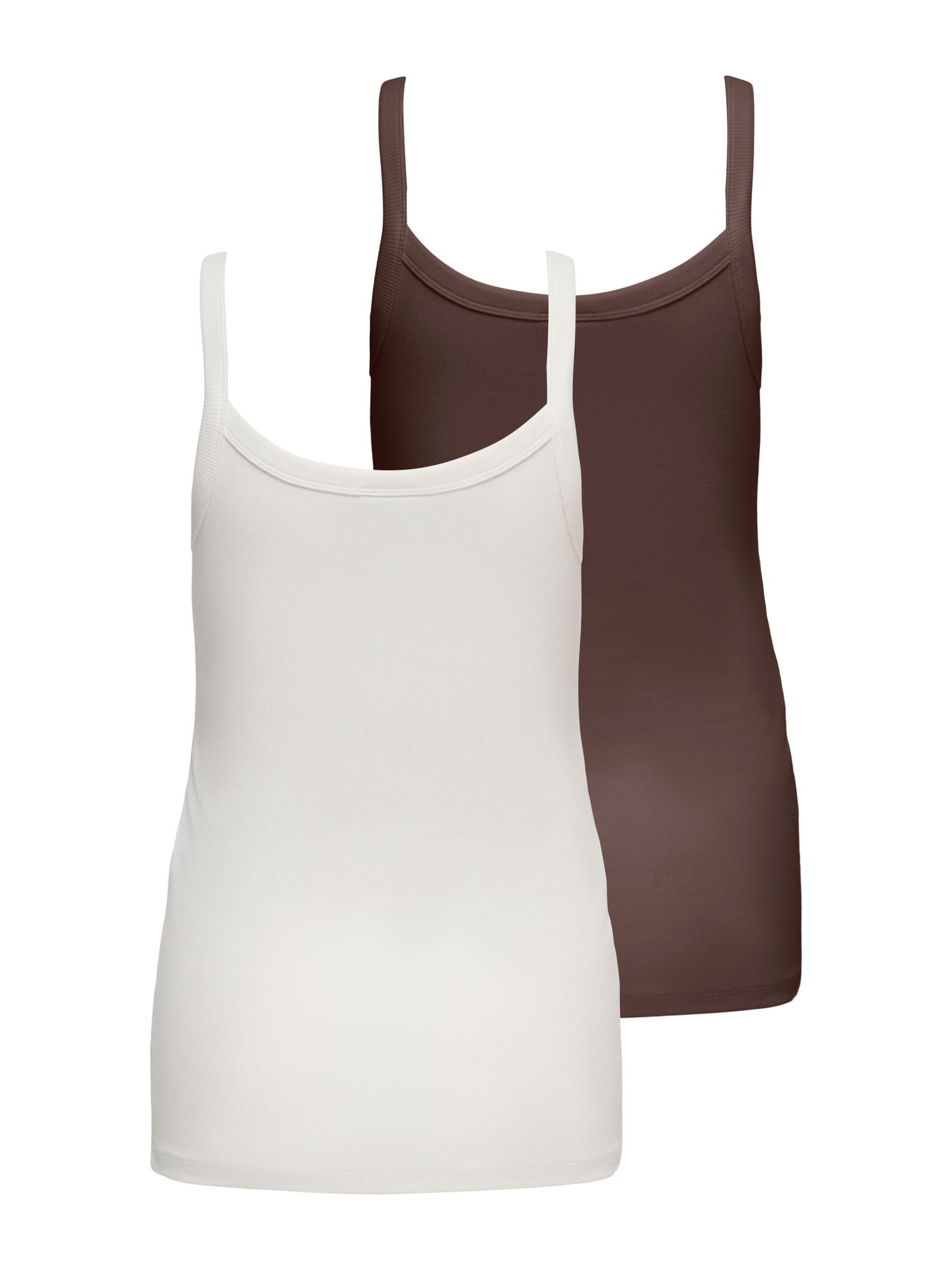 Only Maternity Onderhemd in Bruin