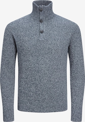 JACK & JONES Sweater 'Perfect' in Blue: front