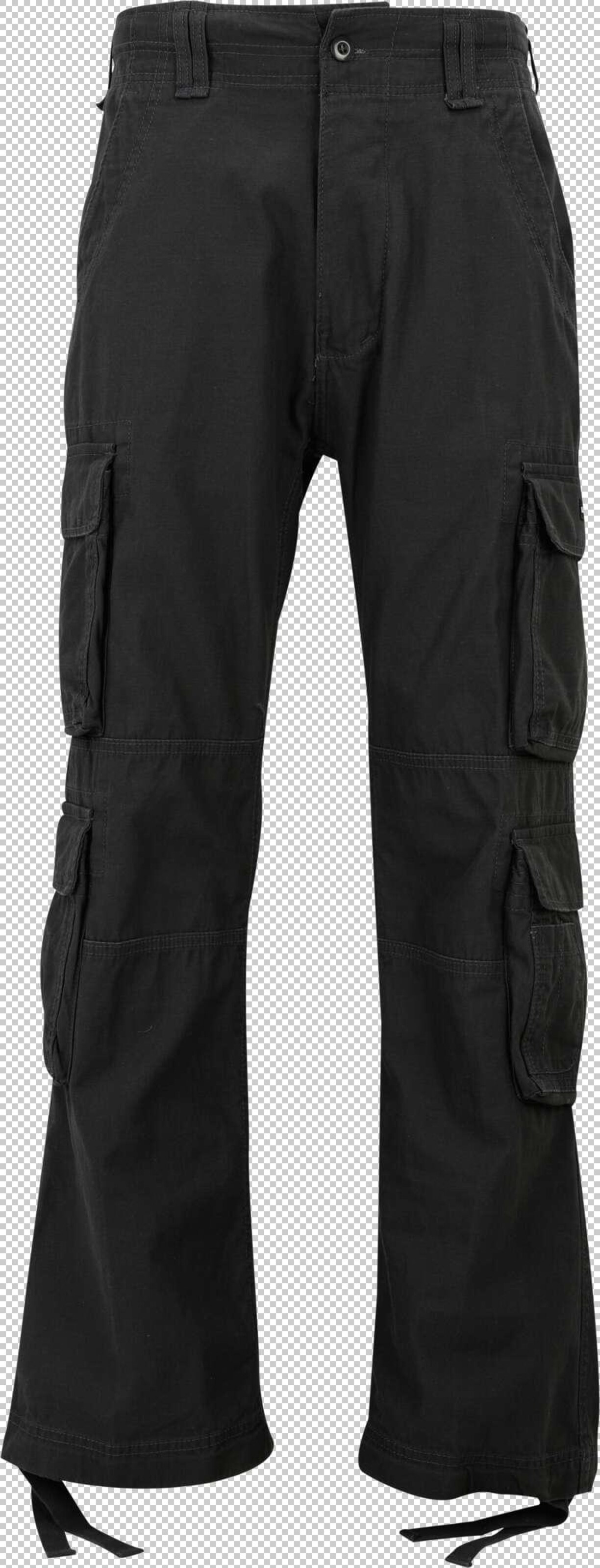 MJ Gonzales Loosefit Cargobyxa i svart: framsida