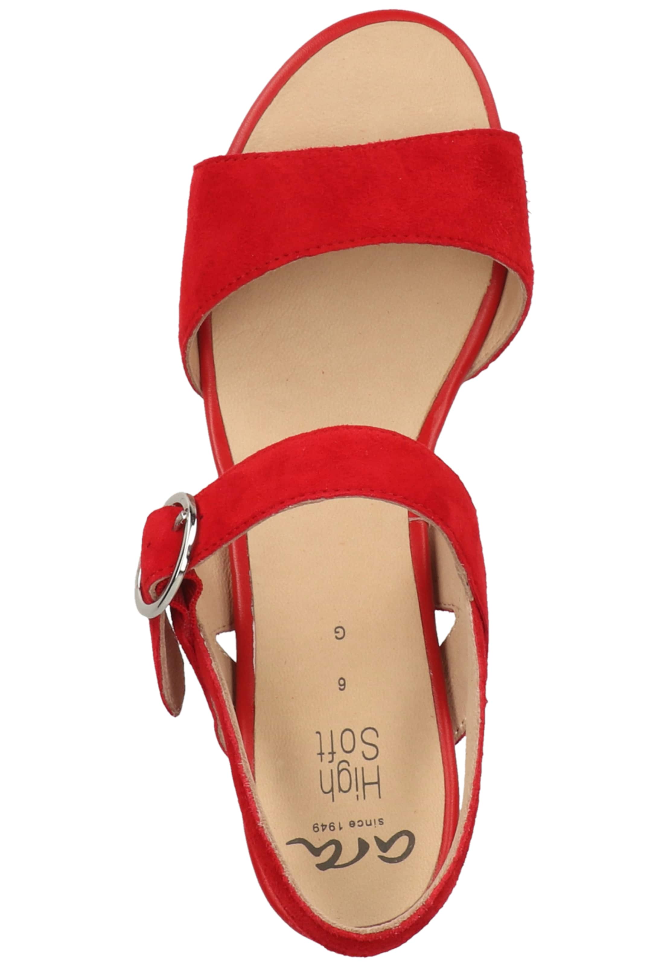 ARA Sandalen met riem in Rood