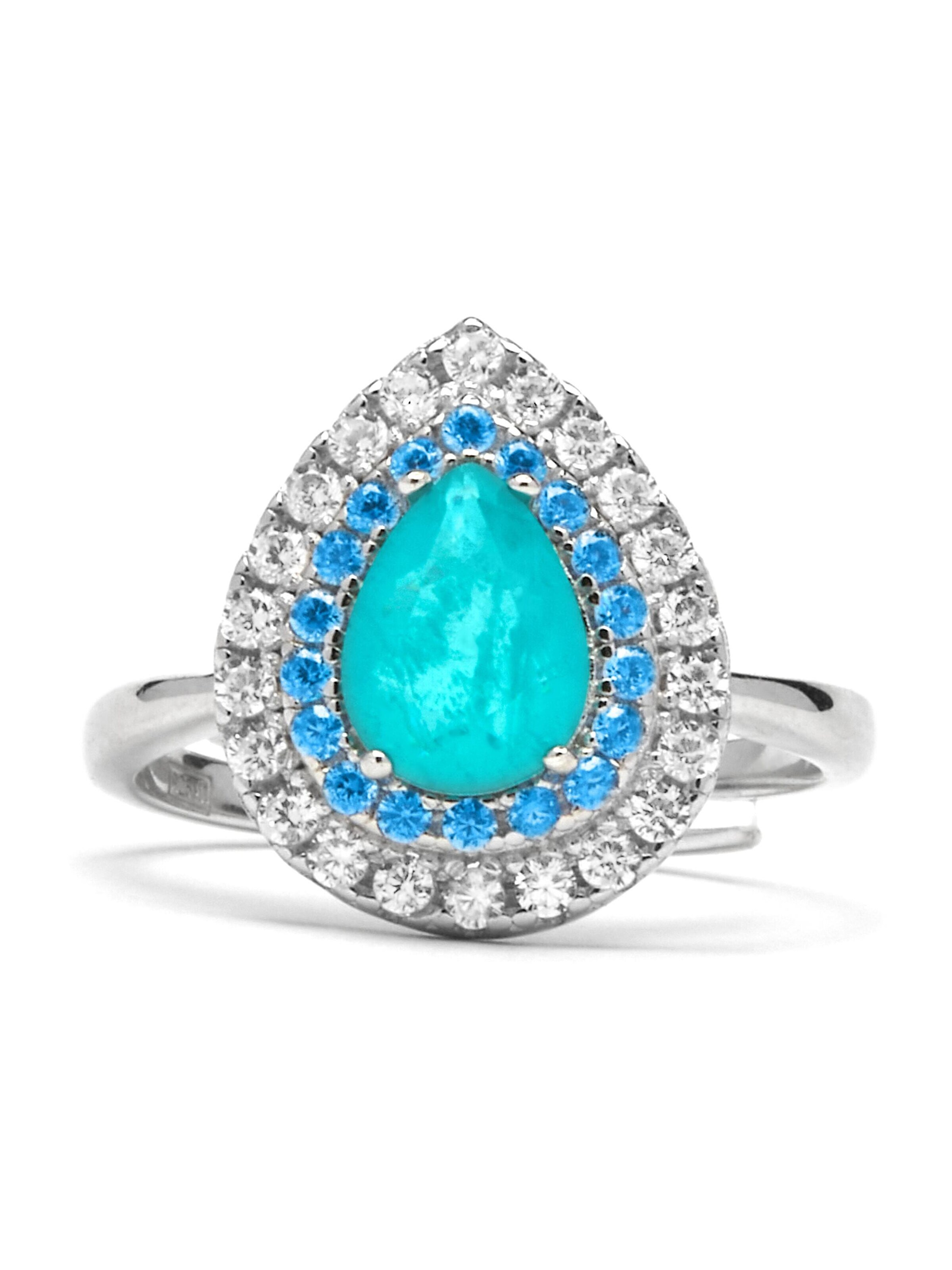 Anello 'ABDE' di Luxenter in argento