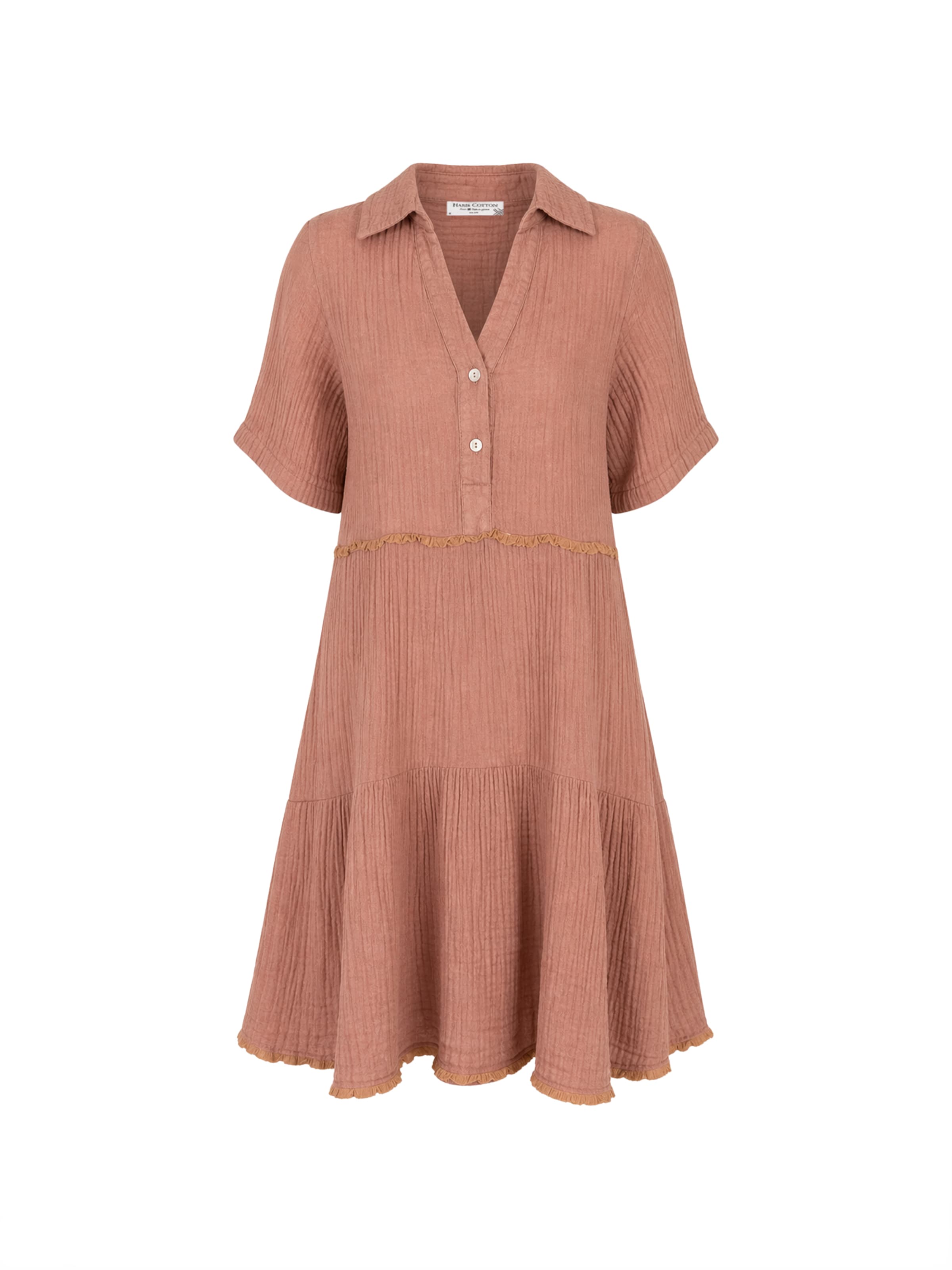 Haris Cotton Kleid 'Haris Cotton'‌‌‌‌‌‌‌ in Braun: Vorderseite
