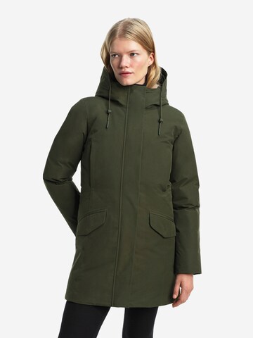 Parka invernale ' GORE-TEX ' di AIGLE in verde: frontale