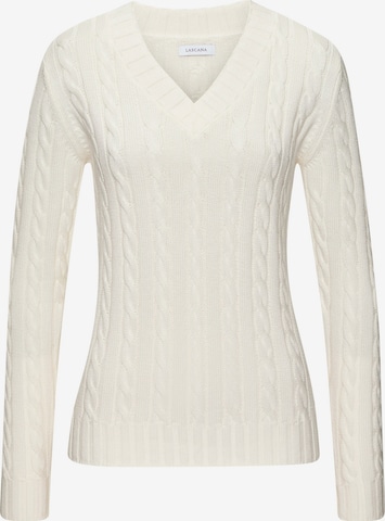 LASCANA Pullover in Beige: Vorderseite