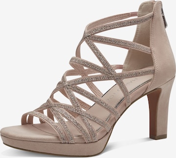 MARCO TOZZI - Sandalias en beige: frente