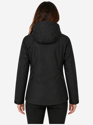 deproc Winter jacket 'Outdoorjacke LAVAL Damen Regenjacke, Wanderjacke' in Black