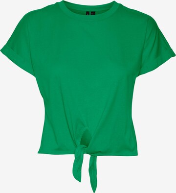 VERO MODA Koszulka 'PANNA' w kolorze zielony: przód
