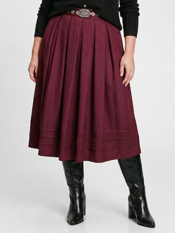 Accessoire folklorique 'Kornblume' SPIETH & WENSKY en rouge : devant