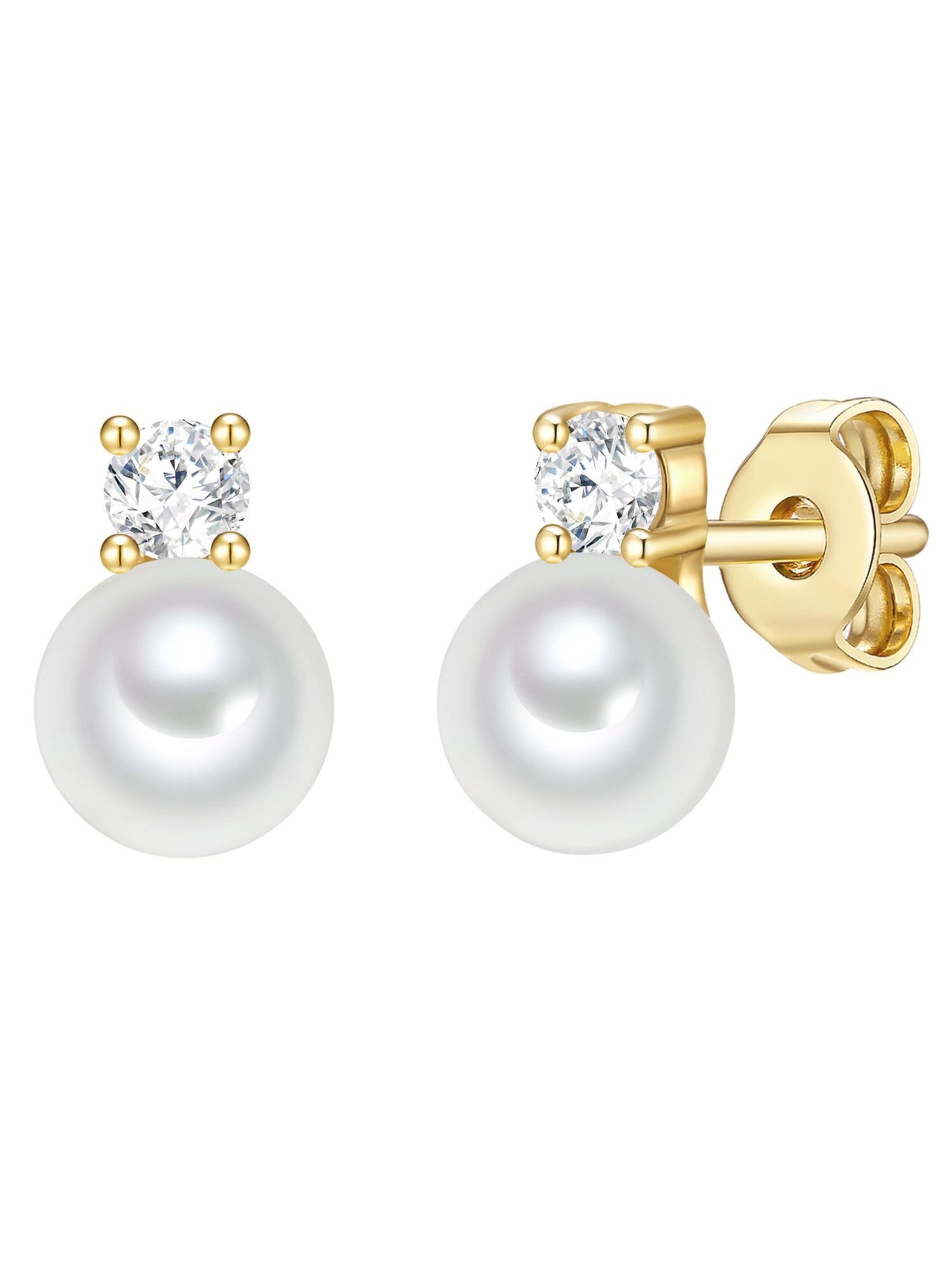 Orecchini di Trilani in bianco: frontale