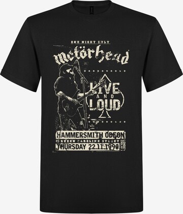 T-Shirt 'Motörhead Live and Loud T-Shirt' Motörhead en noir : devant