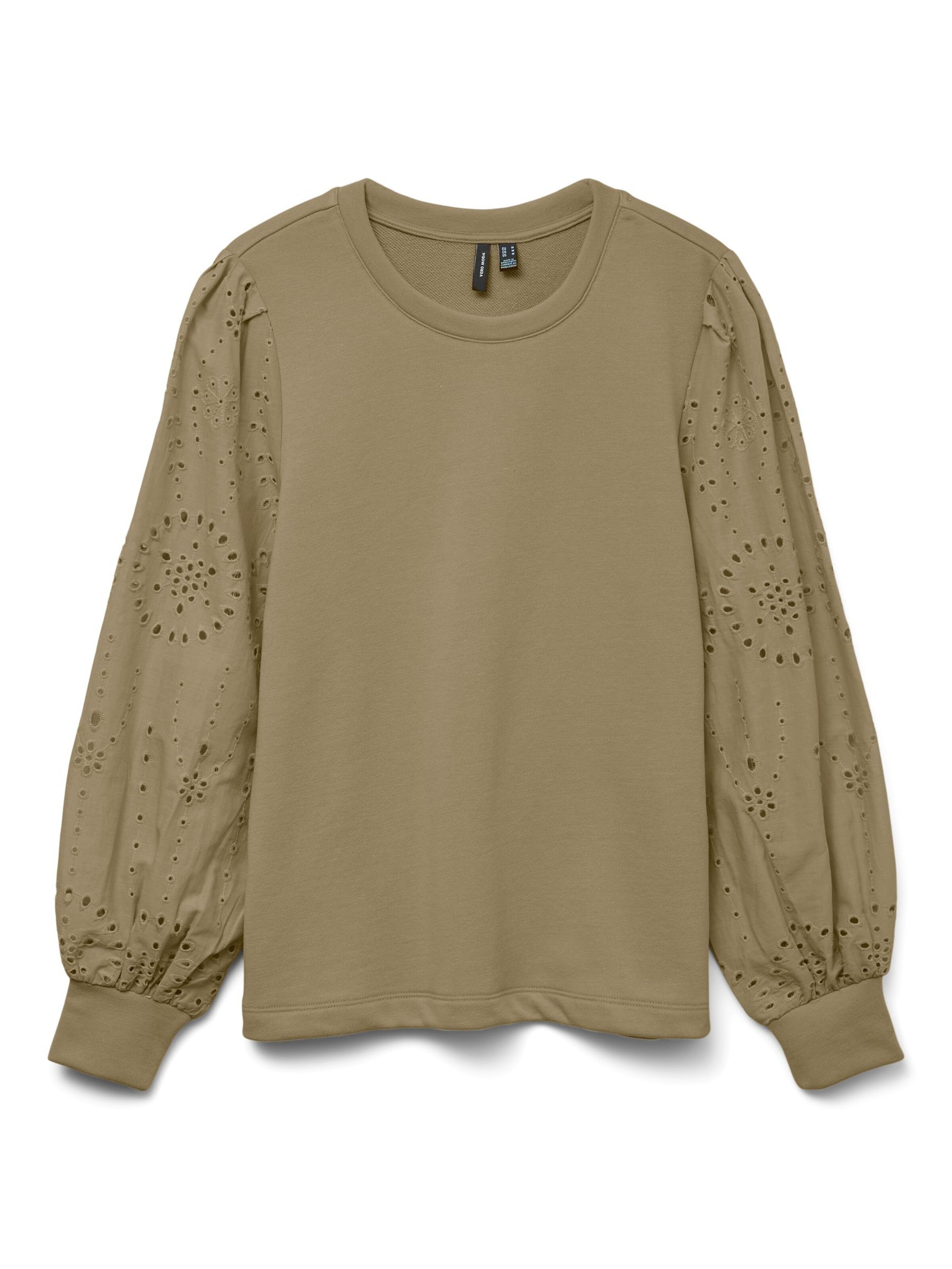 VERO MODA Sweatshirt i grøn: forside