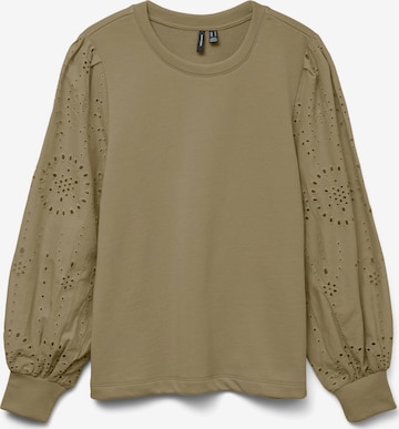 Felpa di VERO MODA in verde: frontale