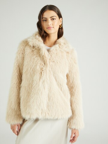 NÜMPH Winter jacket 'Nuwindy' in Beige: front