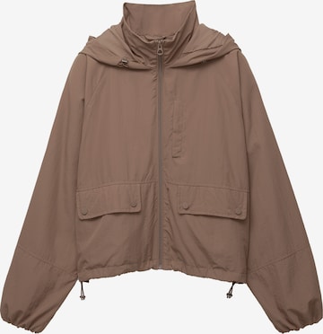 Veste mi-saison Pull&Bear en marron : devant