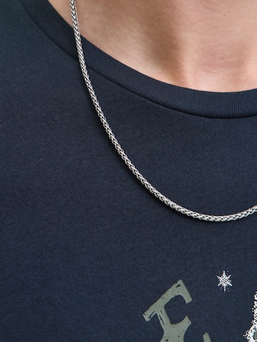 JACK & JONES - Camiseta 'JJNOEL XMAS' en azul