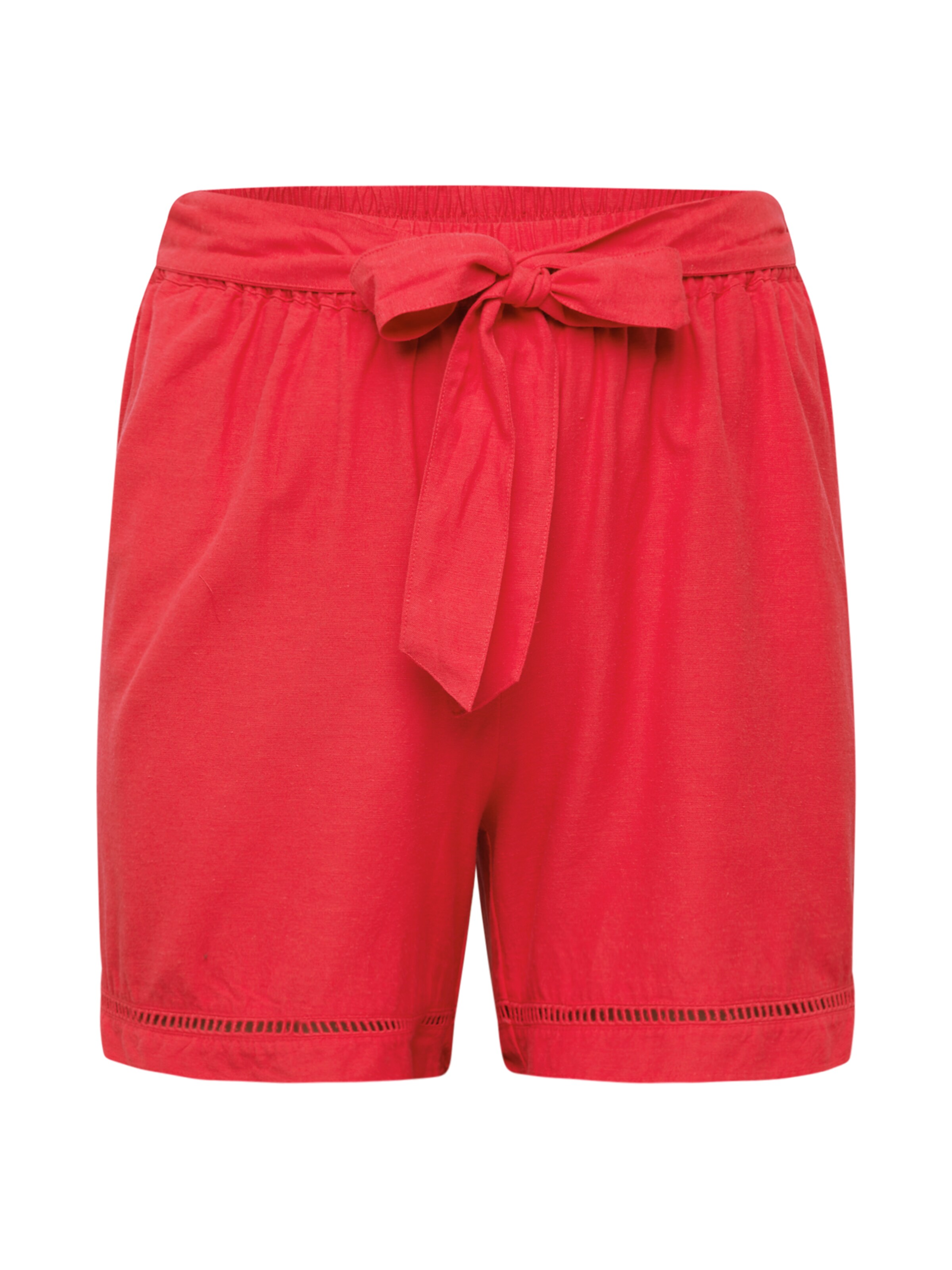 ONLY Carmakoma Loosefit Nadrág 'JUPITER' - piros: elől