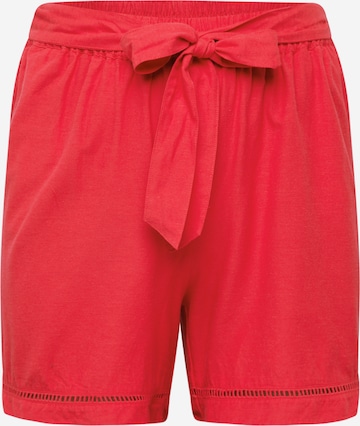 ONLY Carmakoma Loosefit Shorts 'JUPITER' in Rot: predná strana