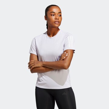 ADIDAS PERFORMANCE Functioneel shirt 'Own the Run' in Lila: voorkant