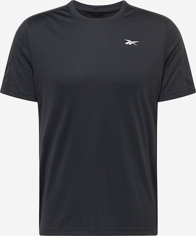 Reebok T-Shirt fonctionnel en noir / blanc, Vue avec produit