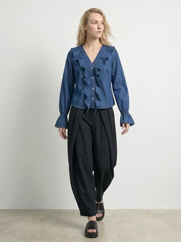 Camicia da donna 'HDCami' di HYPEDROP in blu