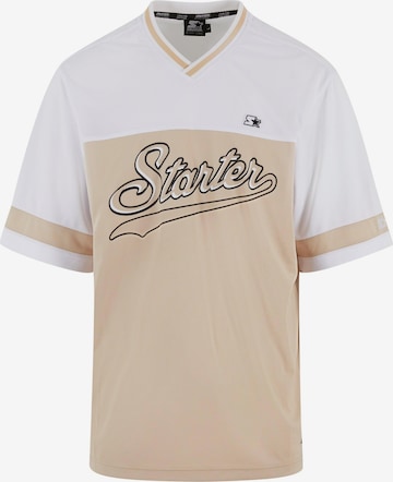 Maglietta di Starter Black Label in beige: frontale