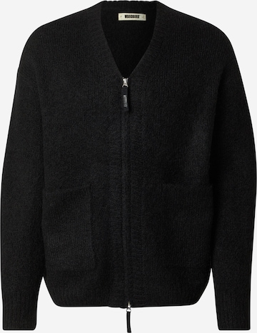 Woodbird Neuletakki 'Koon' värissä musta: etupuoli