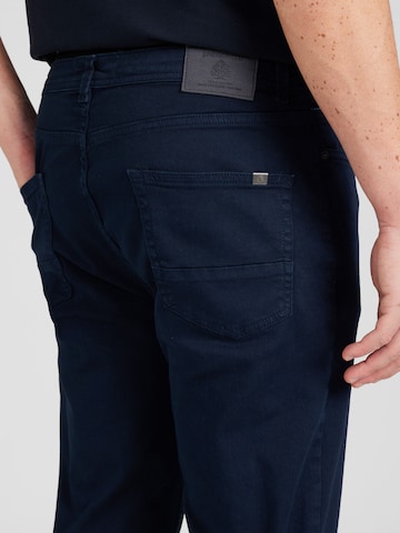 Springfield Úzky strih Chino nohavice - Modrá