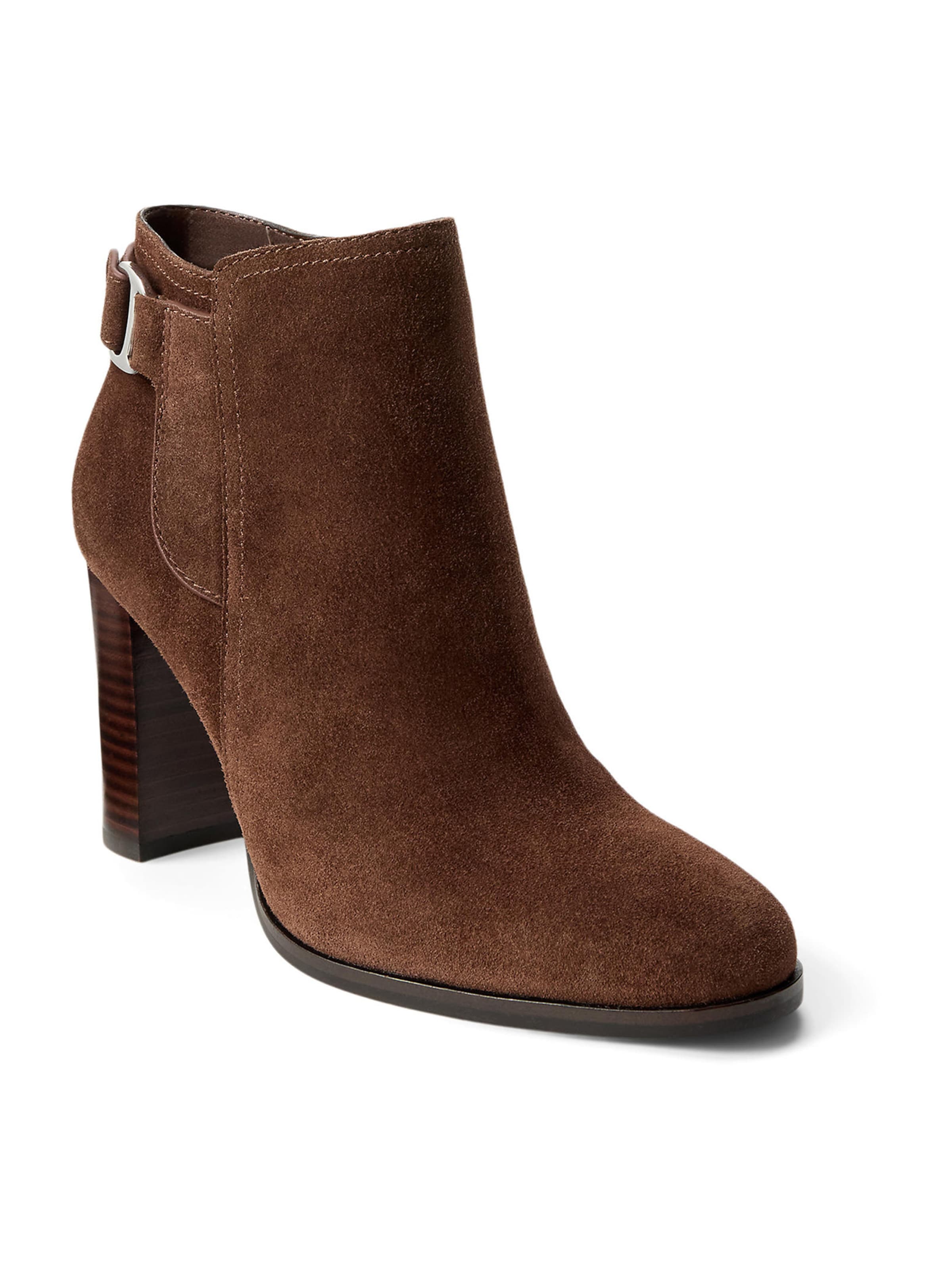 Lauren Ralph Lauren Ankle Boots 'TASHA' in Braun: Vorderseite