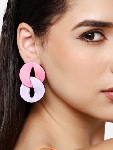 Boucles d'oreilles 'Tabu' SOHI en violet