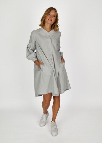 eve in paradise Shirt Dress in Grey: front