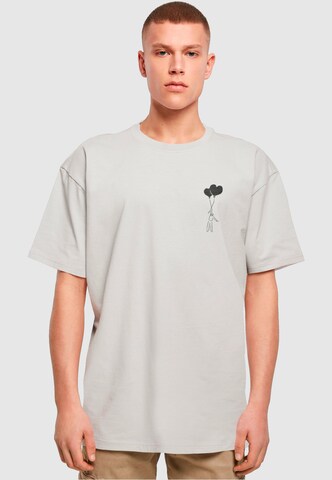 Merchcode Shirt 'Love In The Air' in Grey: front