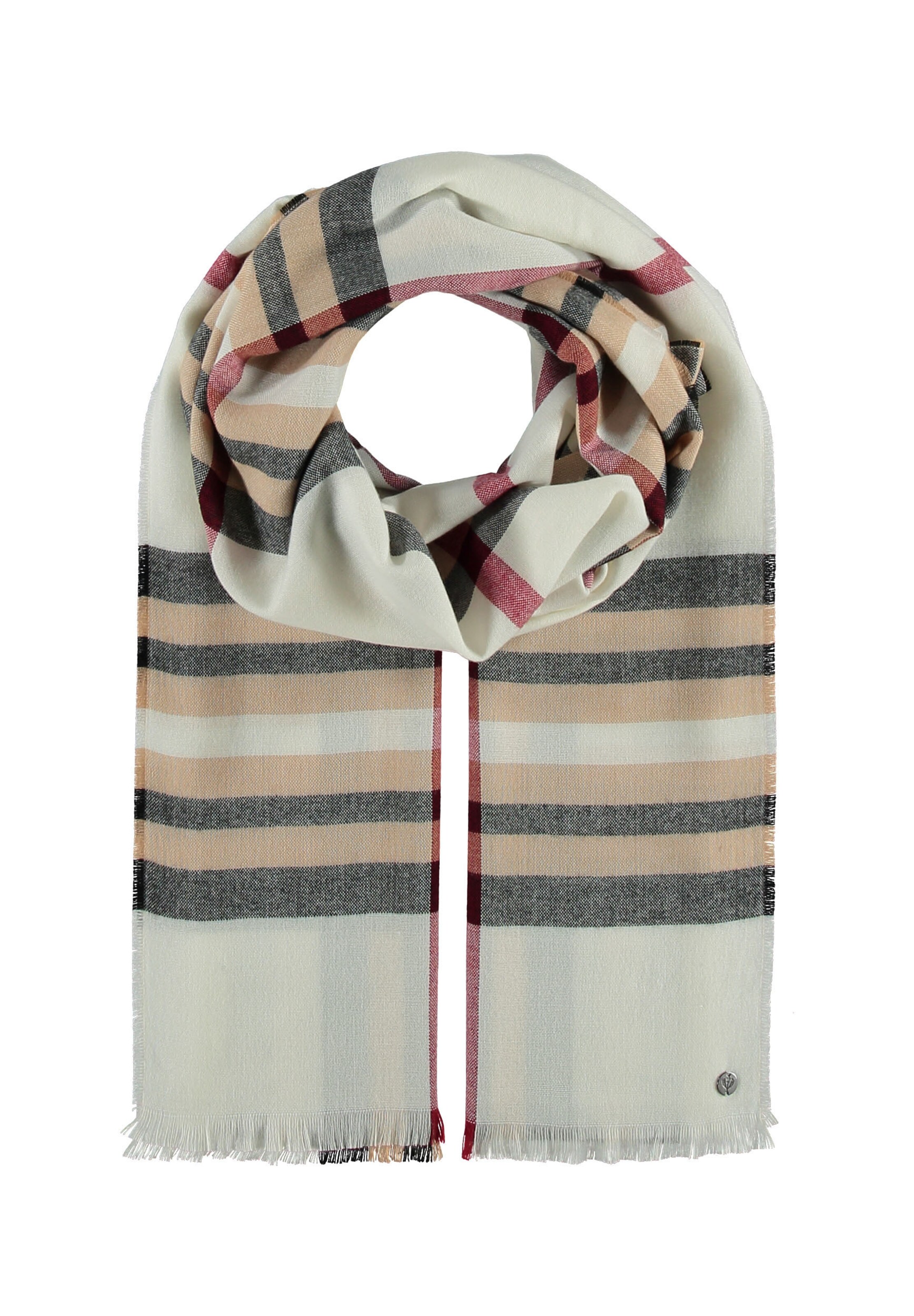 FRAAS Scarf in Grey: front