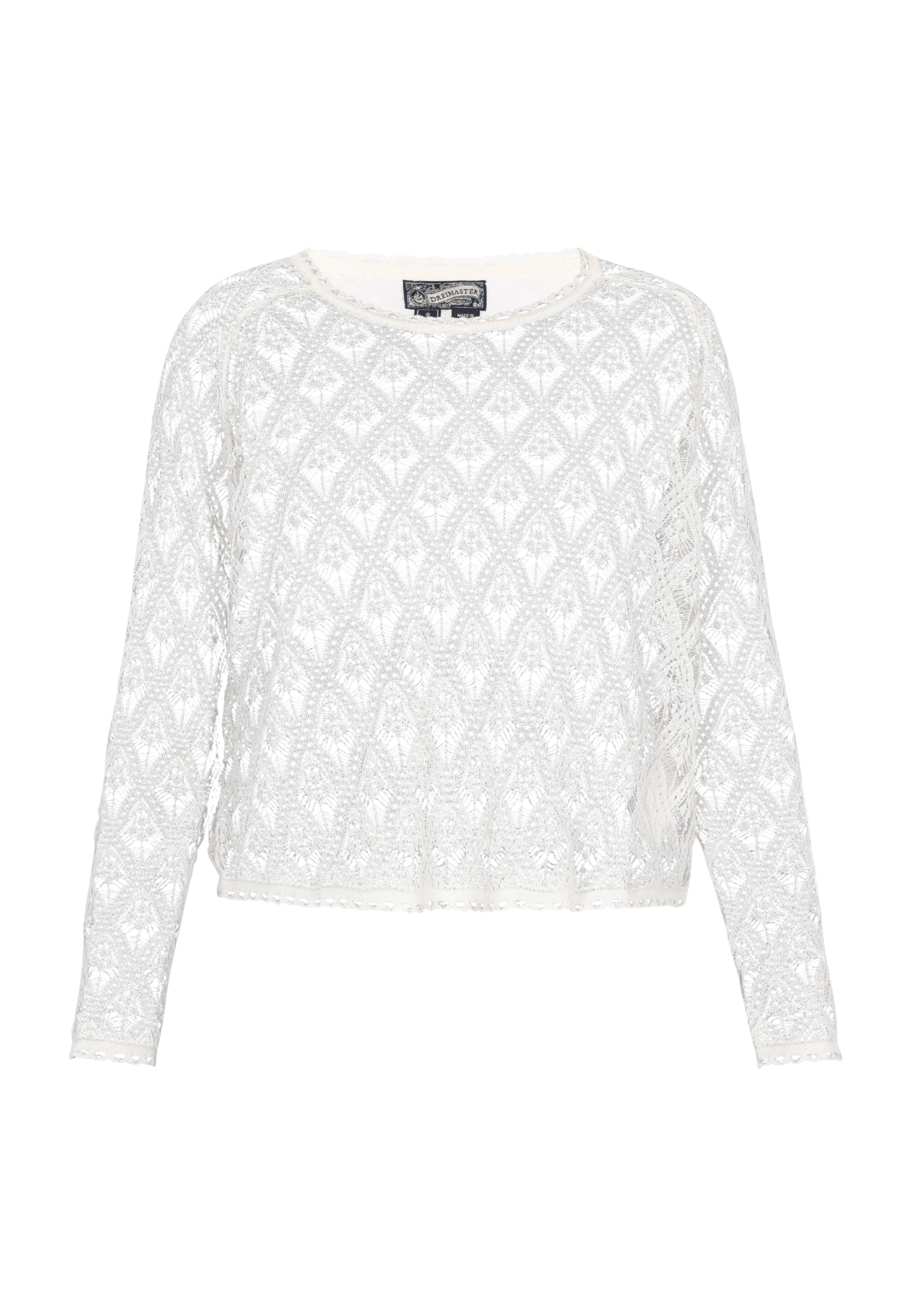 DreiMaster Vintage - Pullover em branco: frente