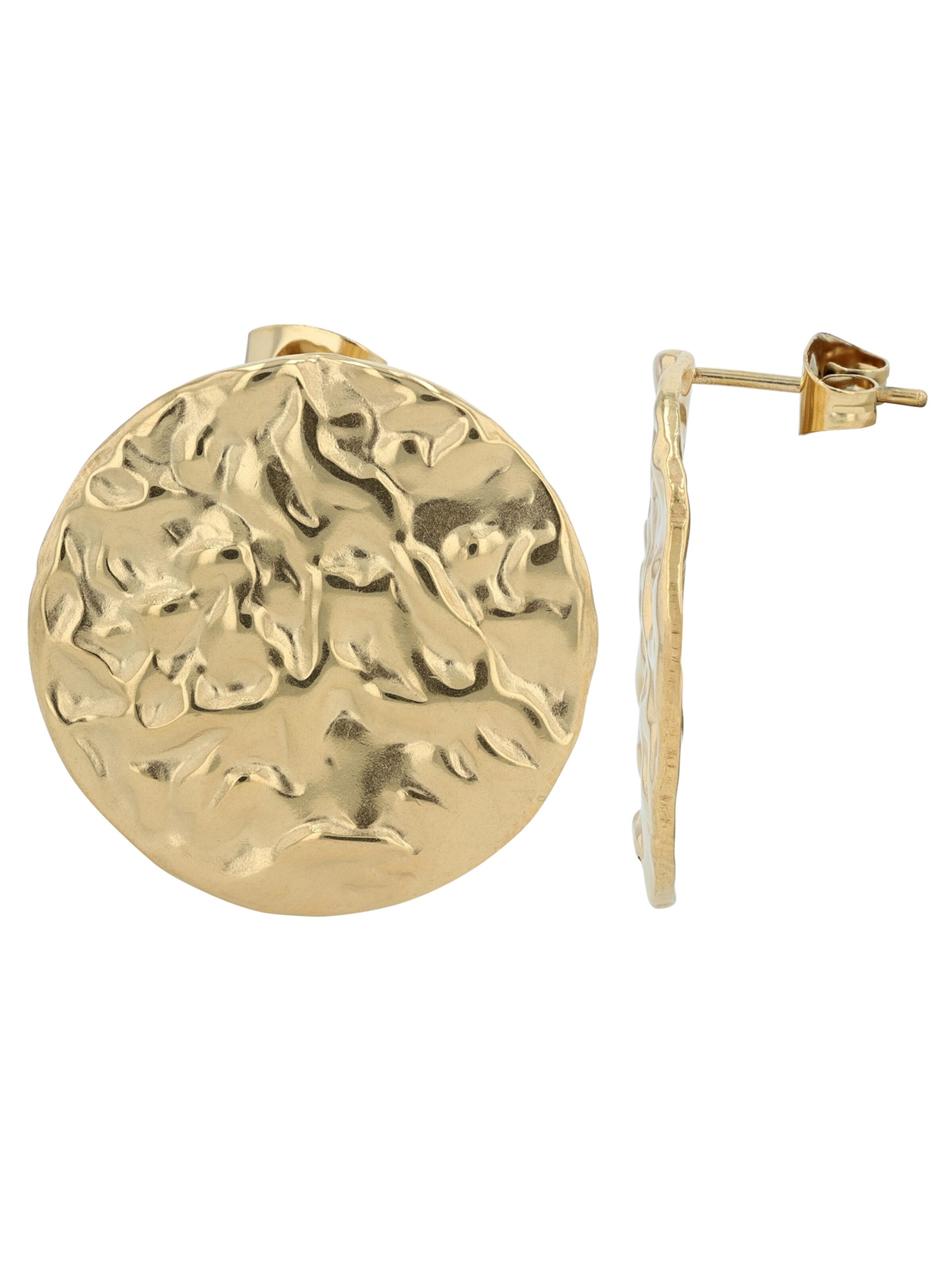 Akzent Earrings 'wasserfest' in Gold