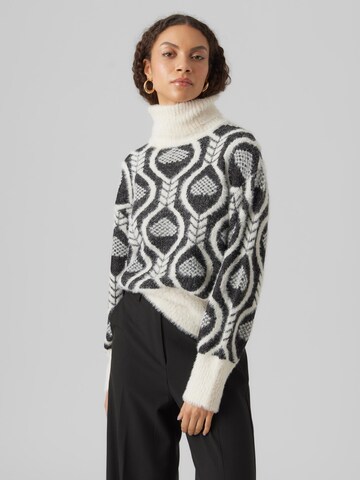 VERO MODA - Pullover 'Nanea' em bege: frente