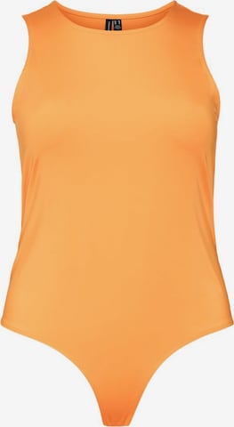 VERO MODA Shirt Bodysuit in Orange: front