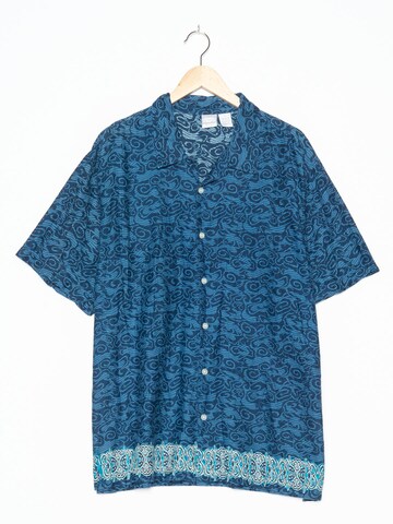 Utility Button Up Shirt in XL in Blue: front