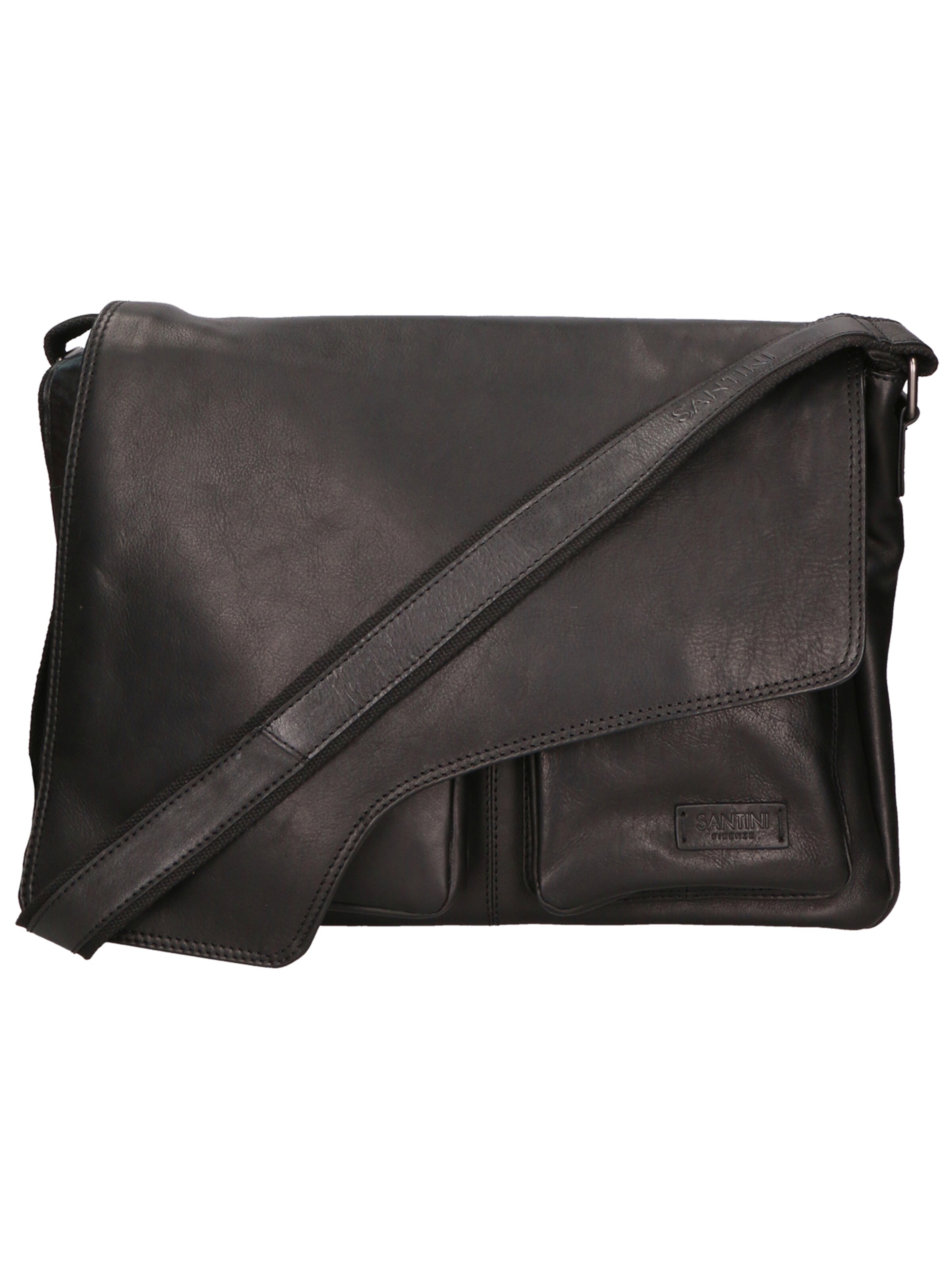Santini Firenze Crossbody bag in Black: front