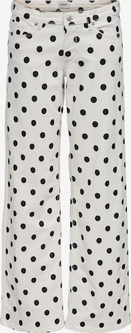 ONLY Wide Leg Jeans 'ONLJulles' in Weiß: Vorderseite